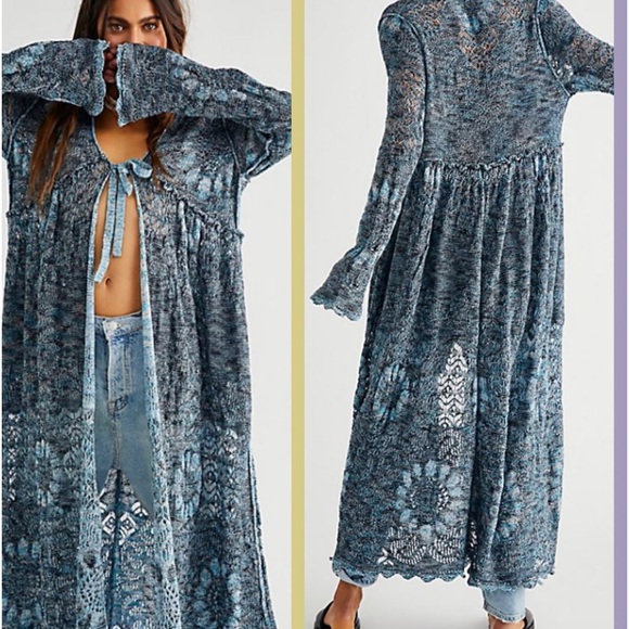 Discontinued Free People Sea Spirit Cardi - Picture 1 of 11